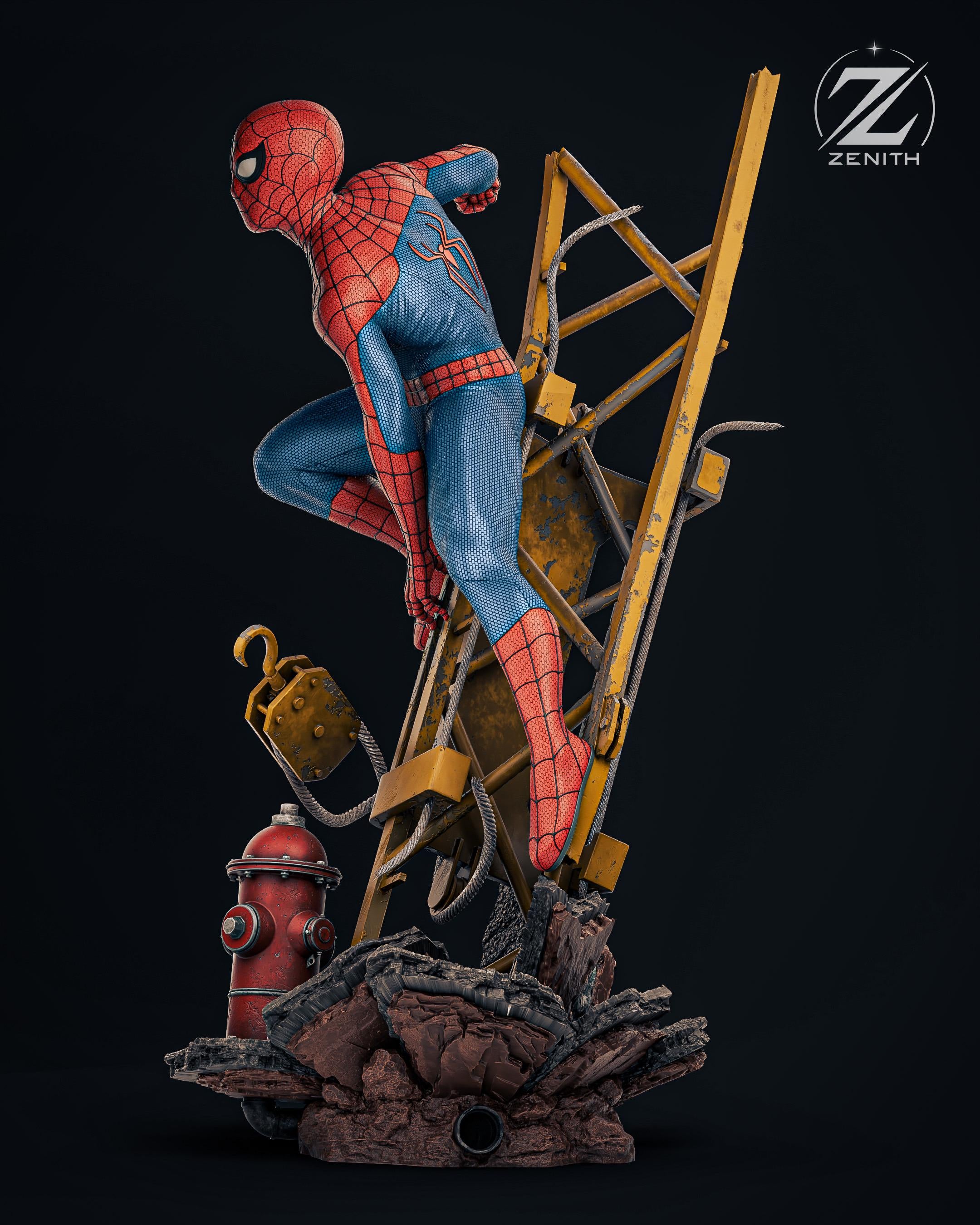 The Arachnid Avenger - Agile Web Slinger Superhero Spider-Man Resin Figure 16K