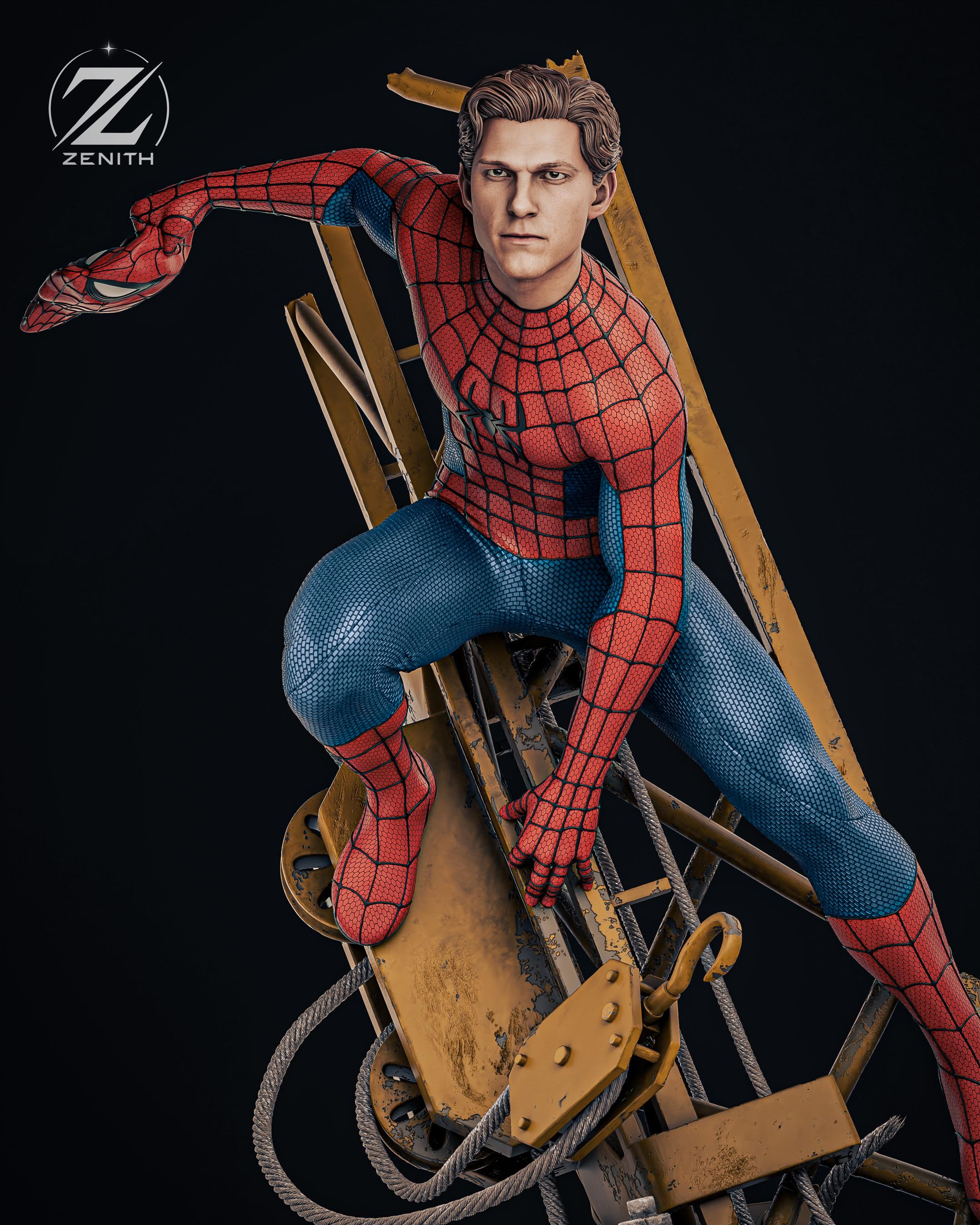 The Arachnid Avenger - Agile Web Slinger Superhero Spider-Man Resin Figure 16K