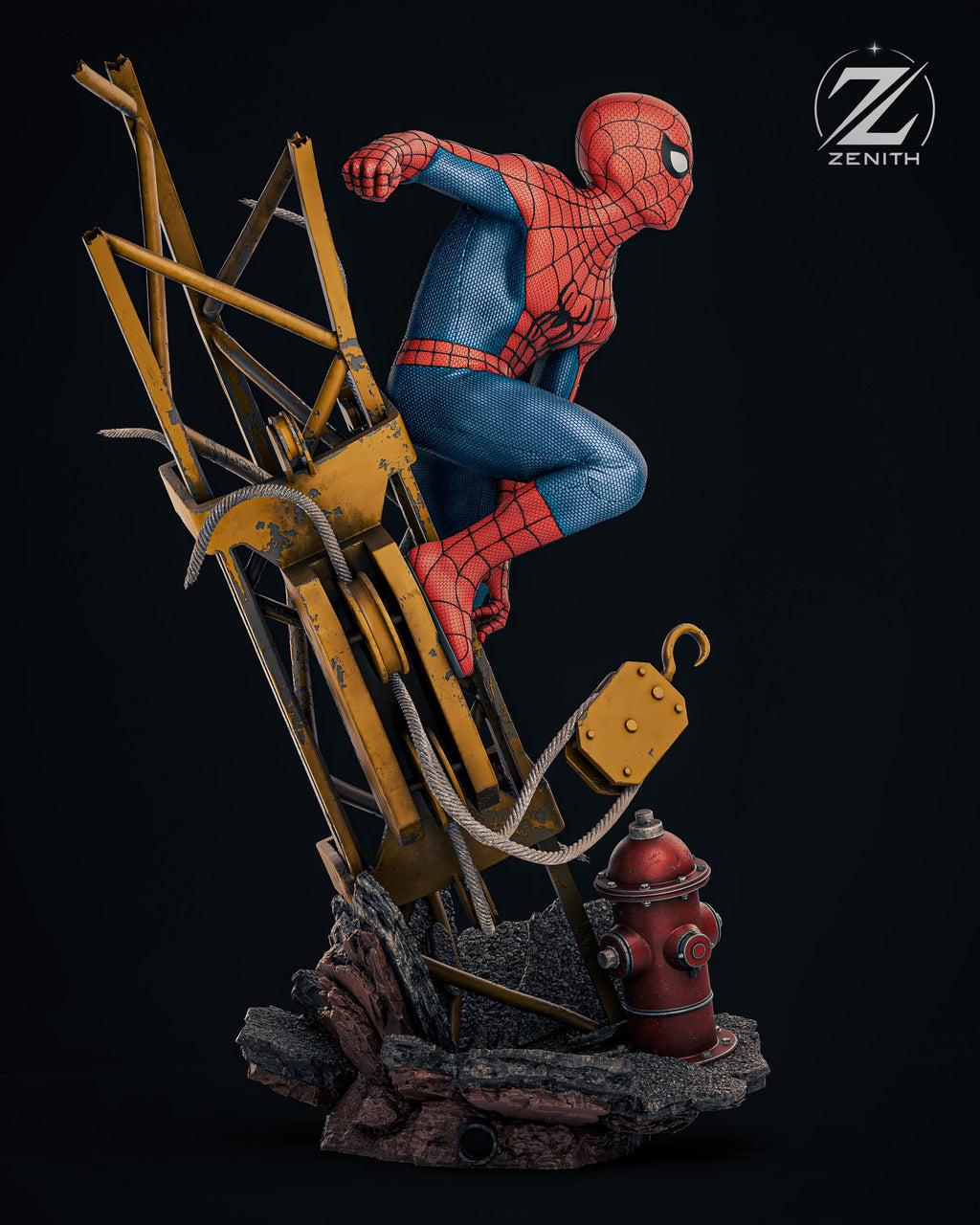 The Arachnid Avenger - Agile Web Slinger Superhero Spider-Man Resin Figure 16K