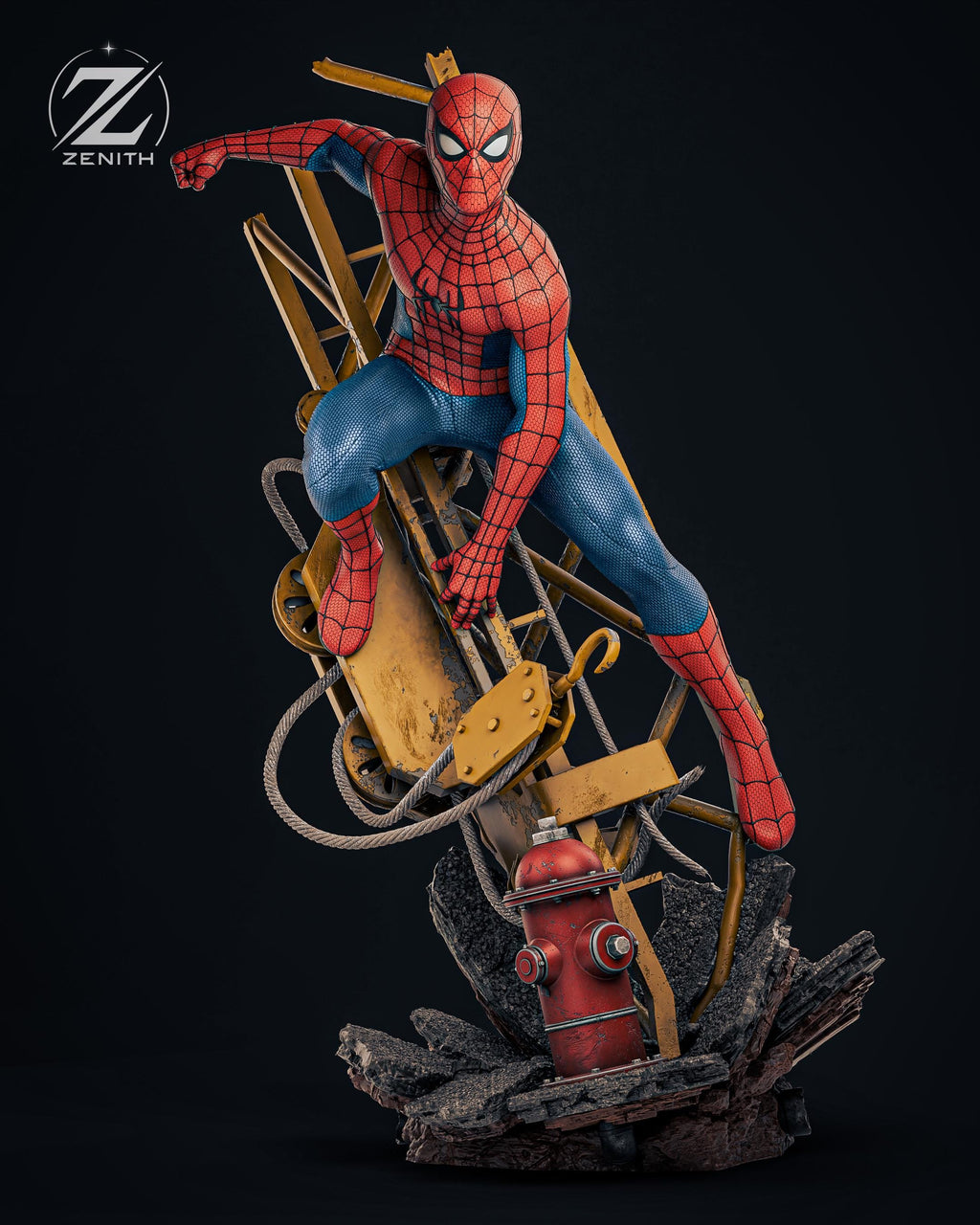 The Arachnid Avenger - Agile Web Slinger Superhero Spider-Man Resin Figure 16K