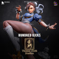 Hundred Kicks - Athletic Martial Artist Fighter Chun-Li Resin Figure 16K