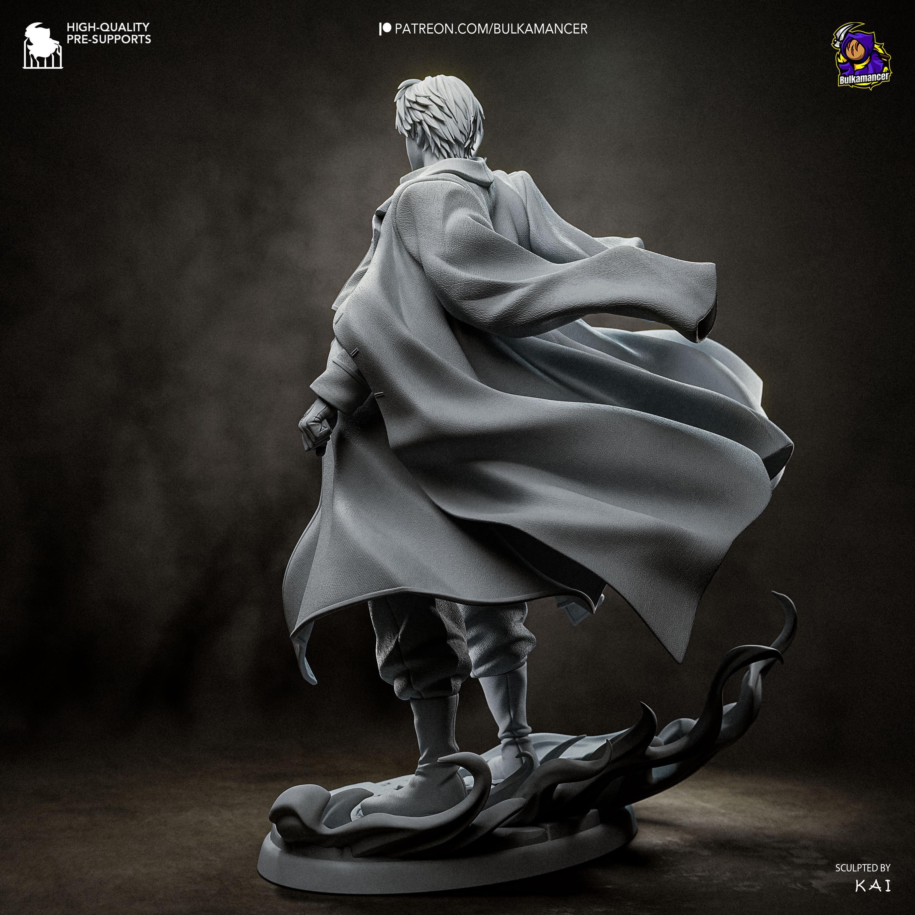 Colonel Of Flame - Military Fire Commander Roy Mustang Resin Figure 16K
