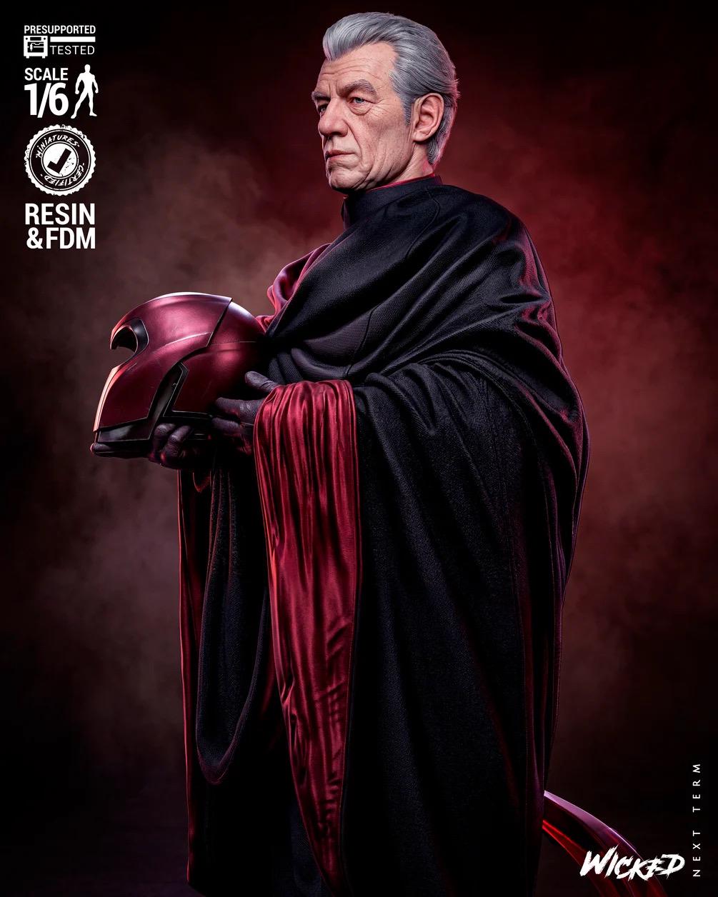 Magnetic Ascension - Powerful Metal Sorcerer Villain Magneto Resin Figure 16K