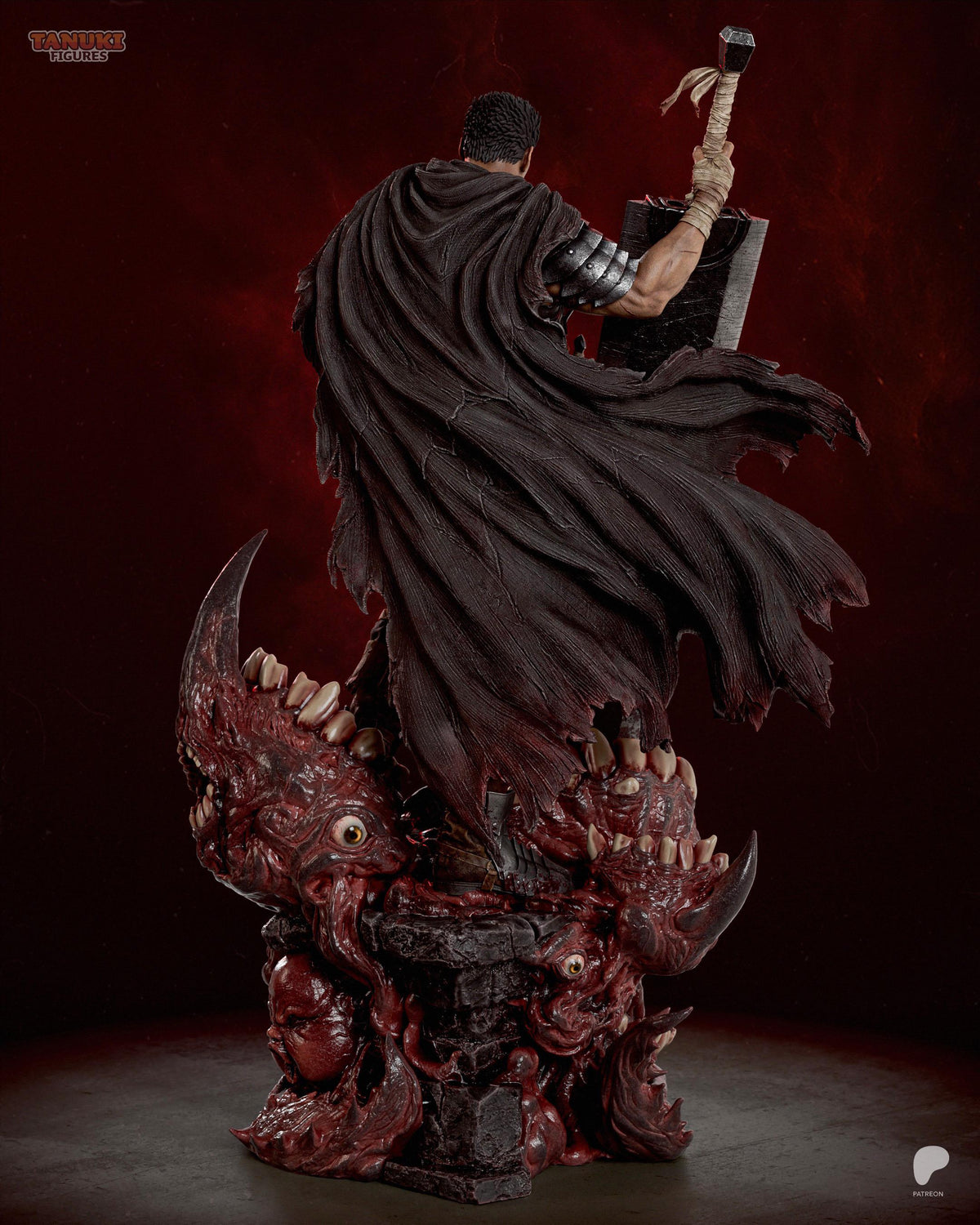 Mark Of Vengeance - Battle-Worn Dark Fantasy Swordsman Guts Resin Figure 16K
