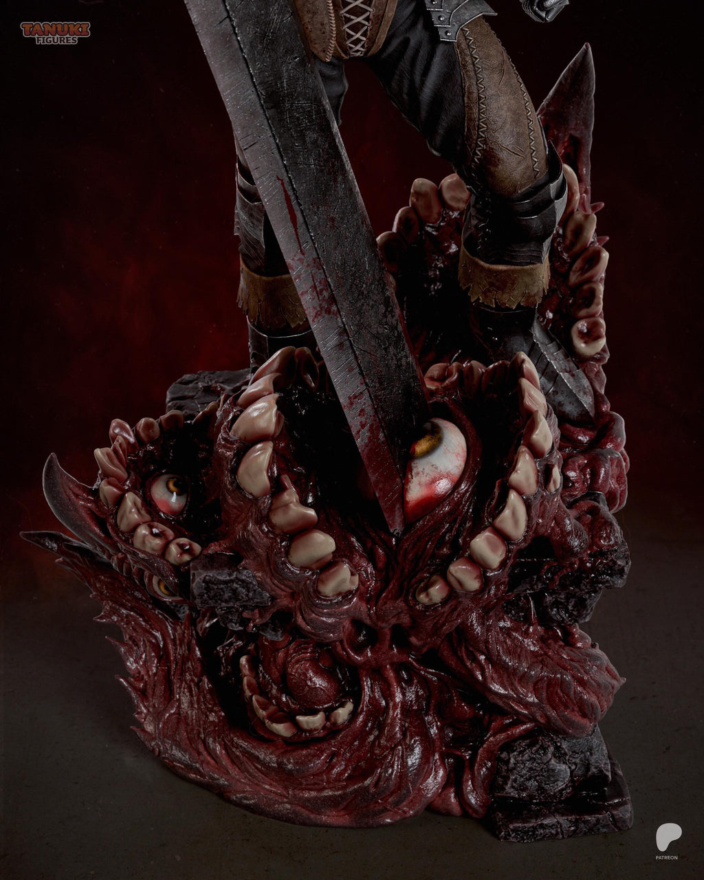 Mark Of Vengeance - Battle-Worn Dark Fantasy Swordsman Guts Resin Figure 16K