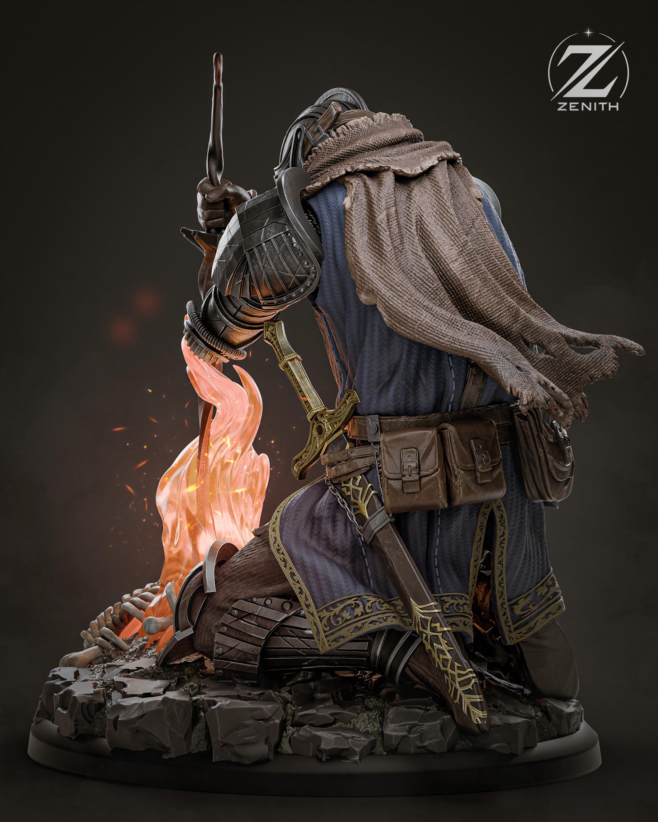 Lord Of Cinders - Dark Fantasy Medieval Hero Dark Souls Resin Figure 16K