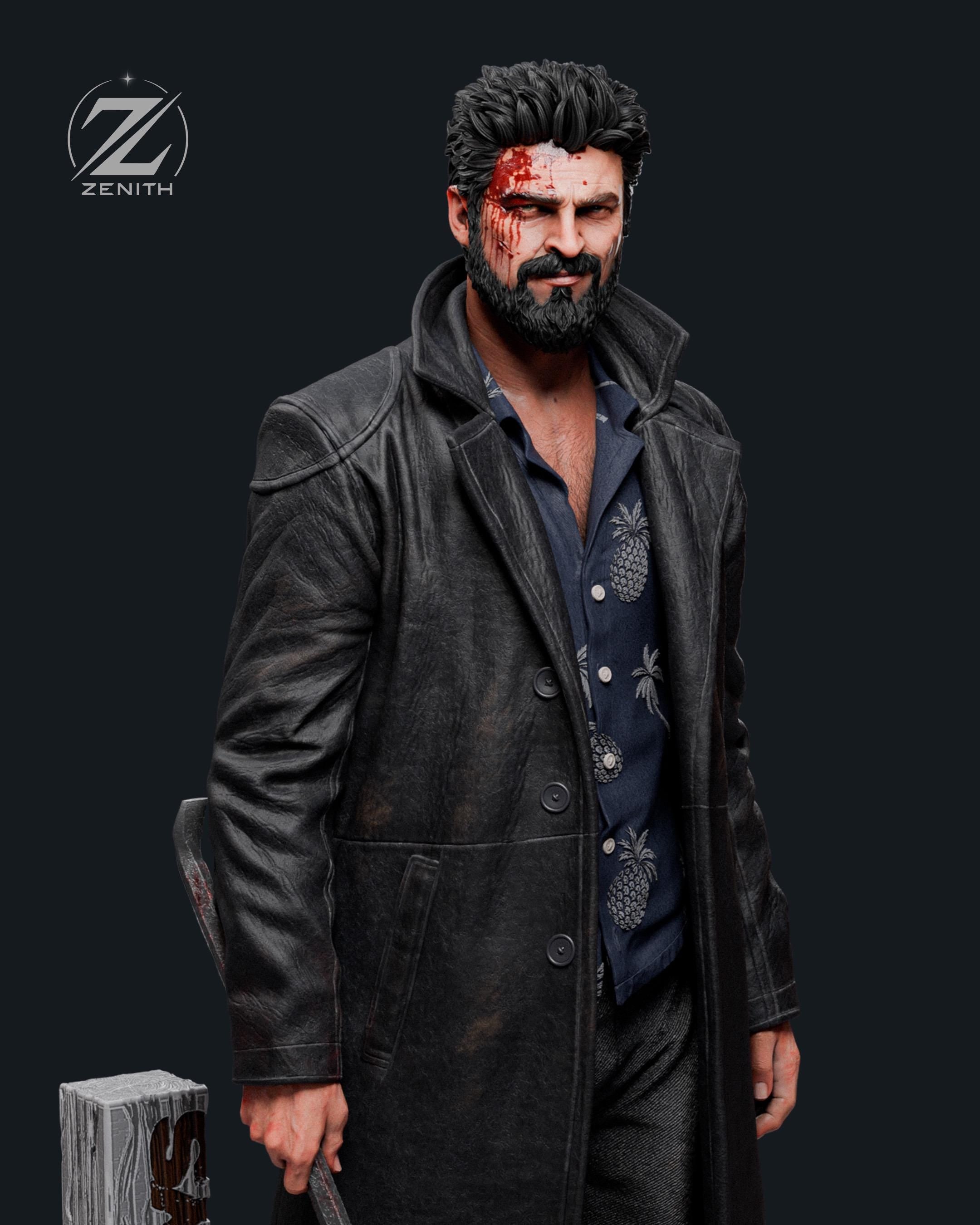 Shock And Awe - Determined Supe Killer Billy Butcher Resin Figure 16K