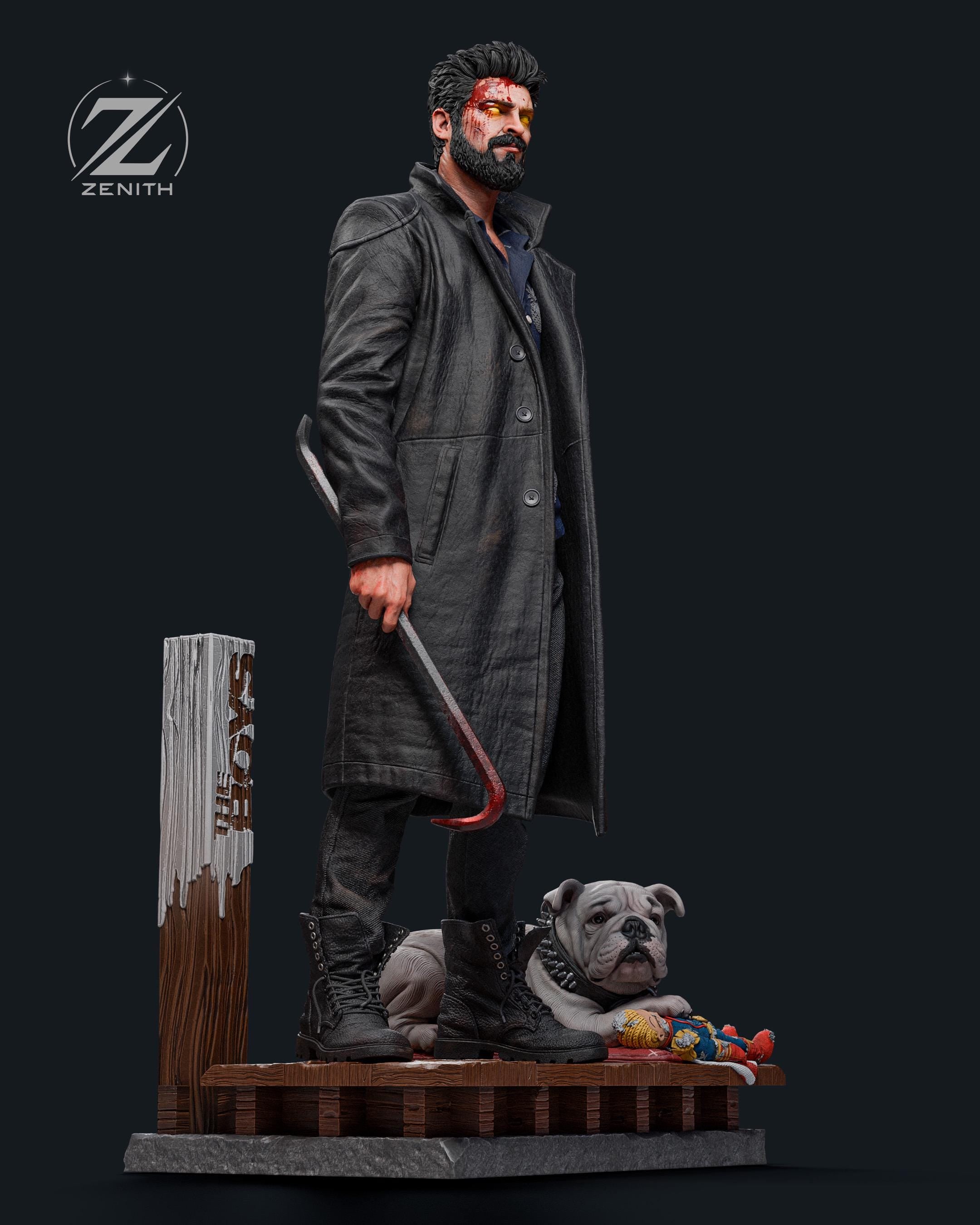 Shock And Awe - Determined Supe Killer Billy Butcher Resin Figure 16K