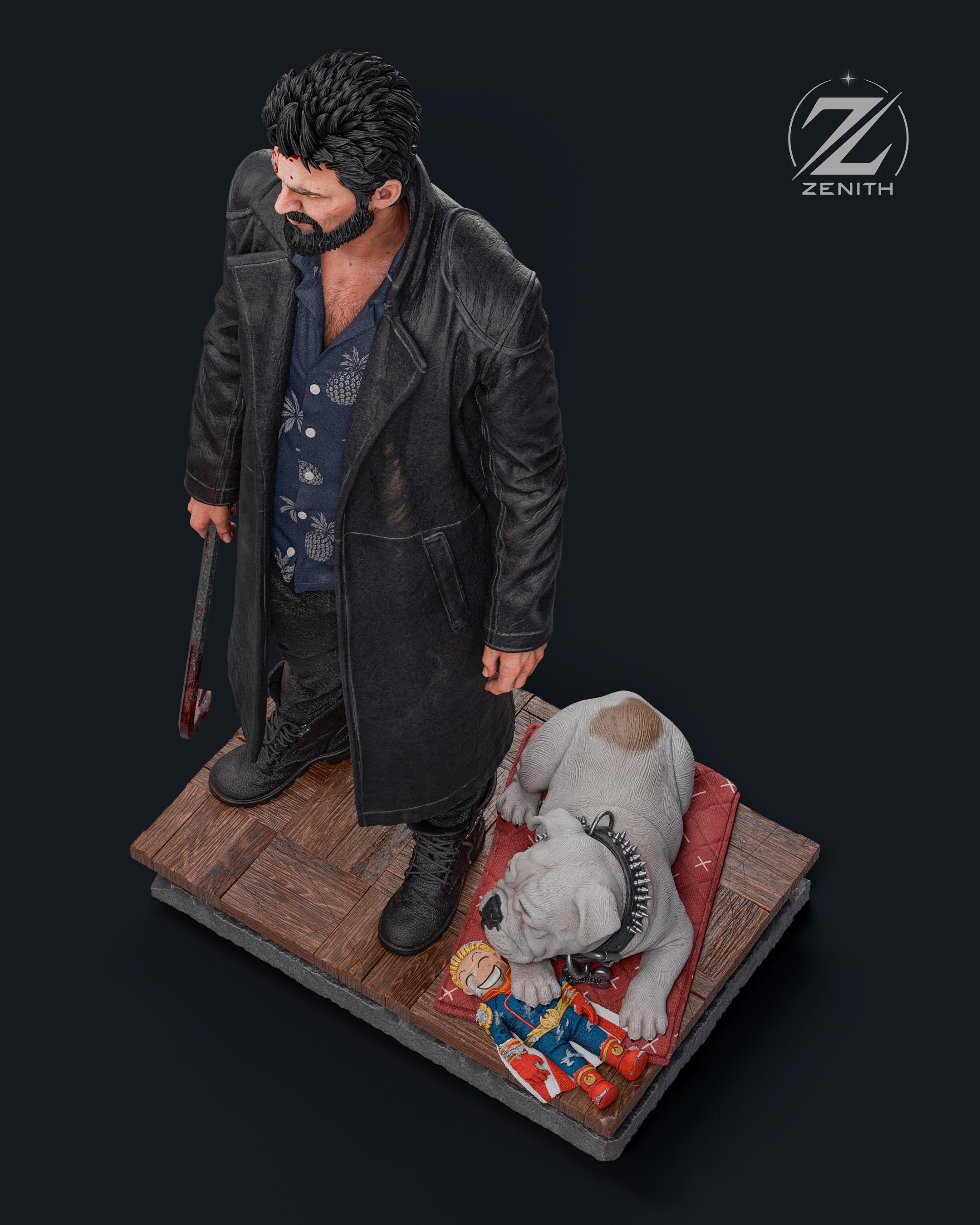 Shock And Awe - Determined Supe Killer Billy Butcher Resin Figure 16K