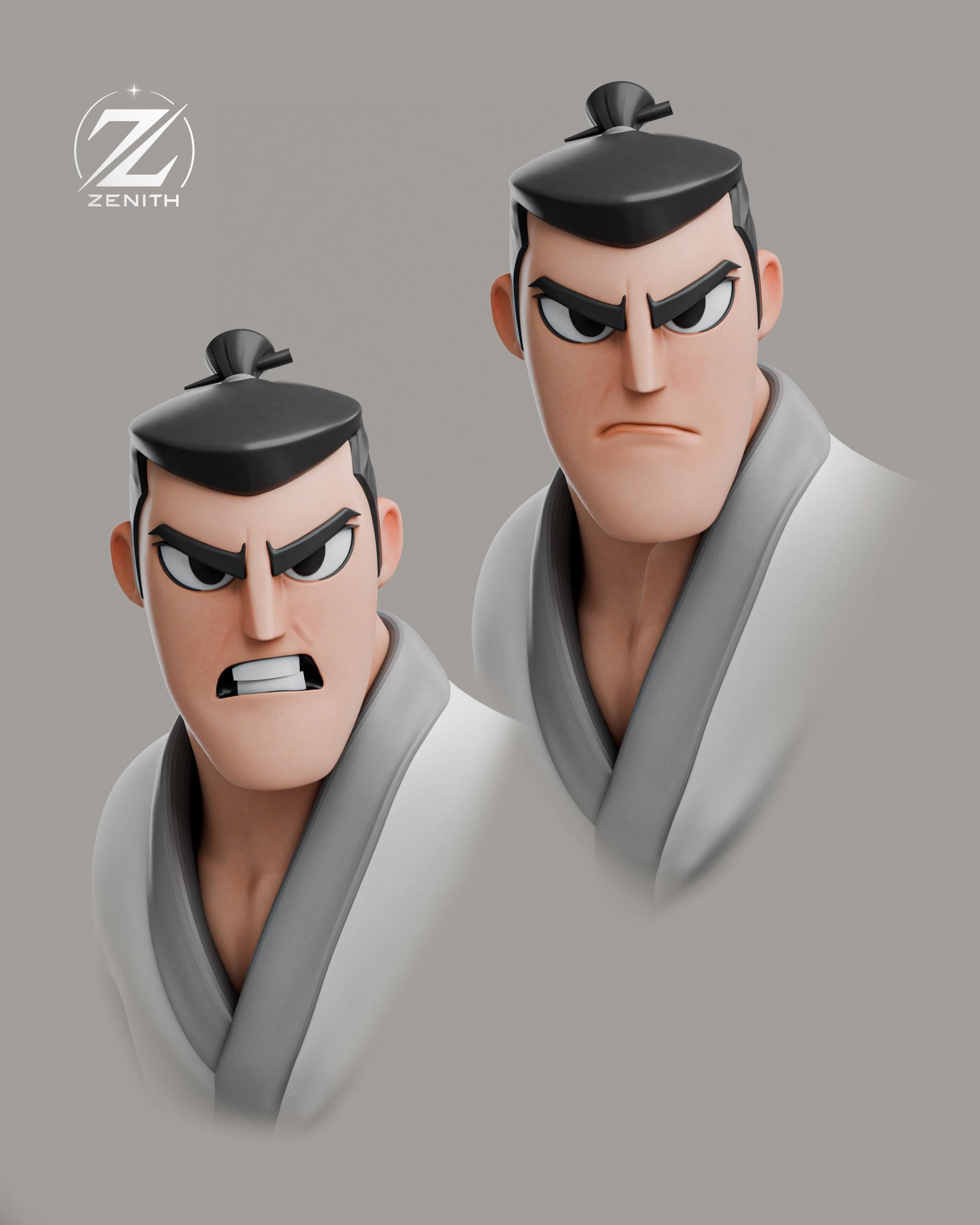 Honourbound Warrior - Stoic Disciplined Elegant Samurai Jack Resin Figure 16K