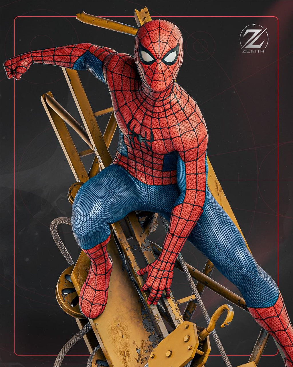 The Arachnid Avenger - Agile Web Slinger Superhero Spider-Man Resin Figure 16K