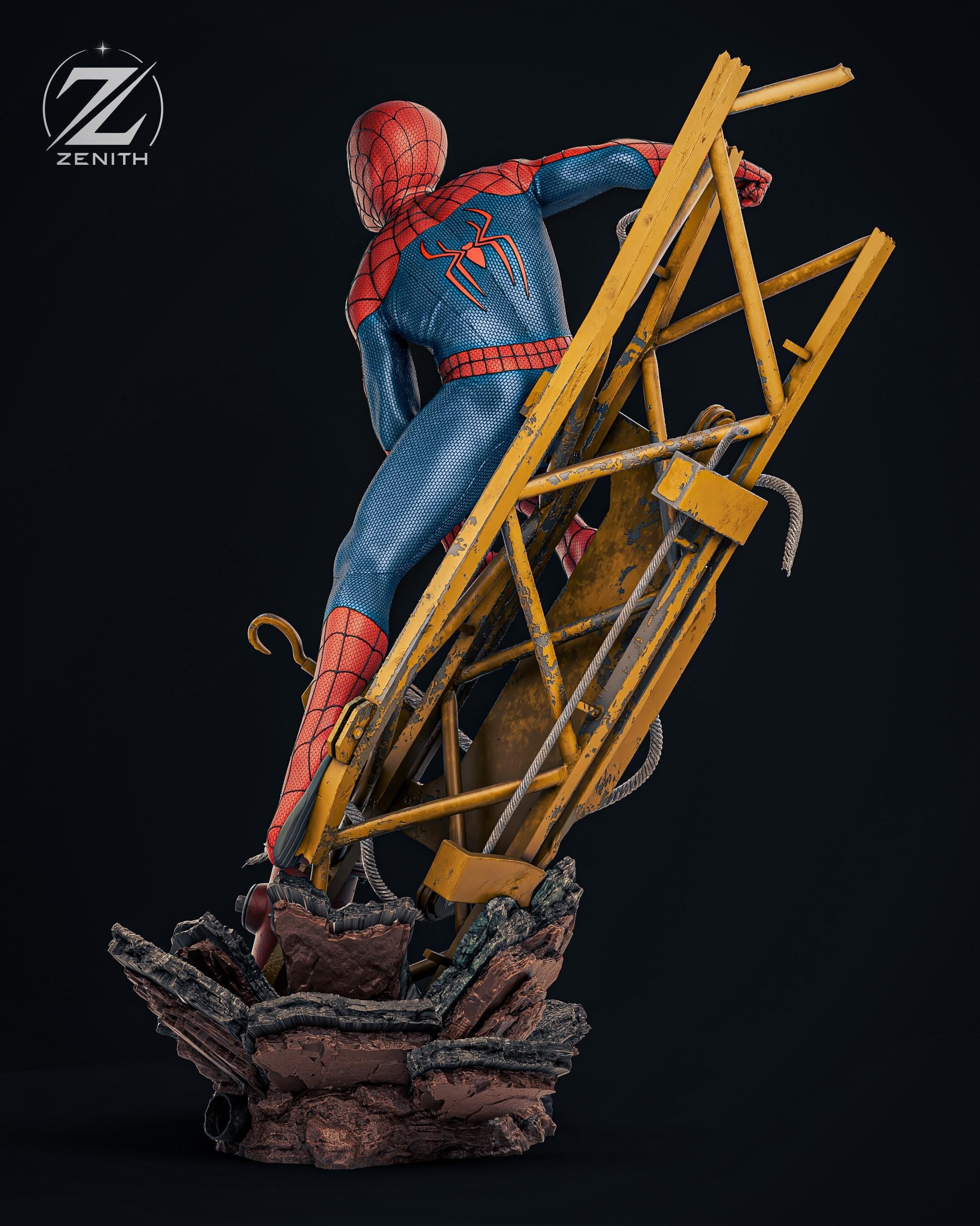 The Arachnid Avenger - Agile Web Slinger Superhero Spider-Man Resin Figure 16K