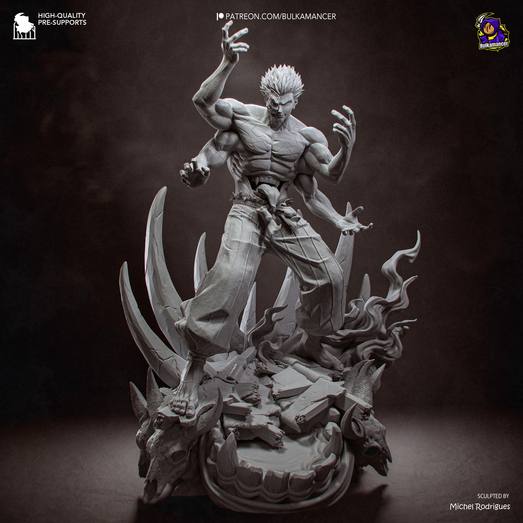 Twin-Faced Calamity - Demonic Sinister Cursed Ryomen Sukuna Resin Figure 16K