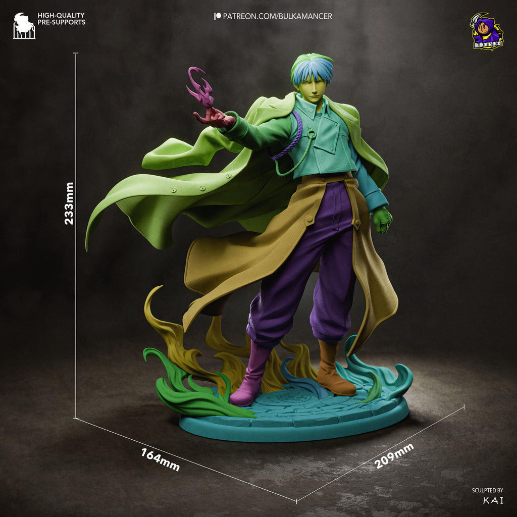 Colonel Of Flame - Military Fire Commander Roy Mustang Resin Figure 16K
