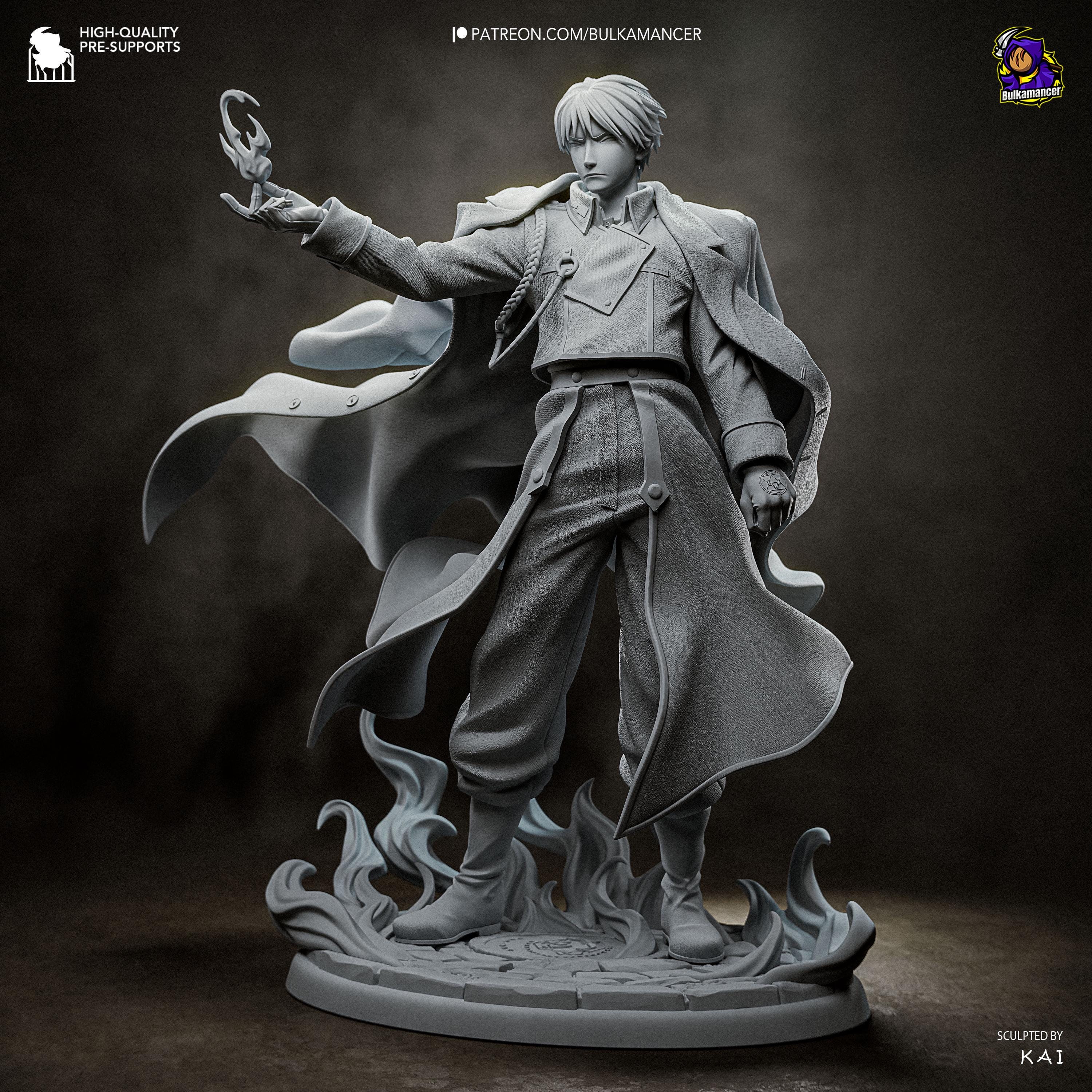 Colonel Of Flame - Military Fire Commander Roy Mustang Resin Figure 16K