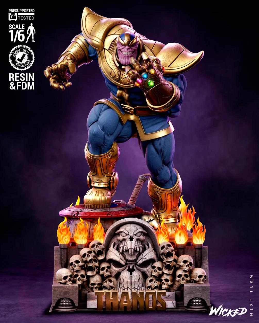 Eternal Conquest - Cosmic Tyranical Villain Thanos Resin Figure 16K