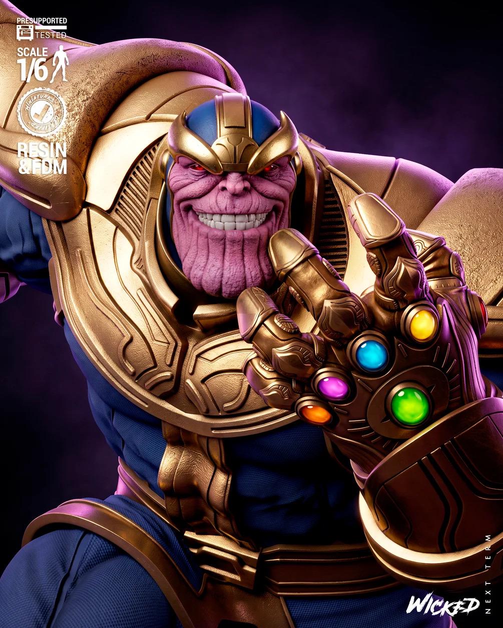 Eternal Conquest - Cosmic Tyranical Villain Thanos Resin Figure 16K