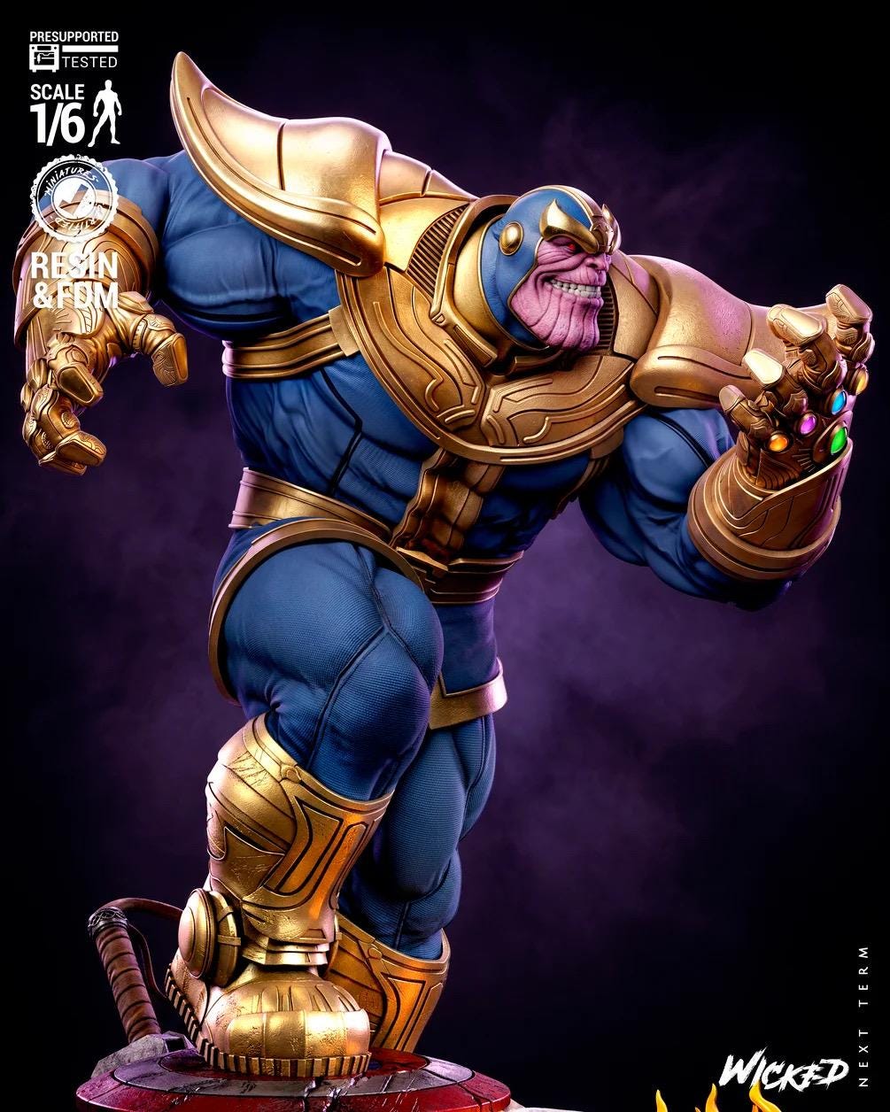 Eternal Conquest - Cosmic Tyranical Villain Thanos Resin Figure 16K