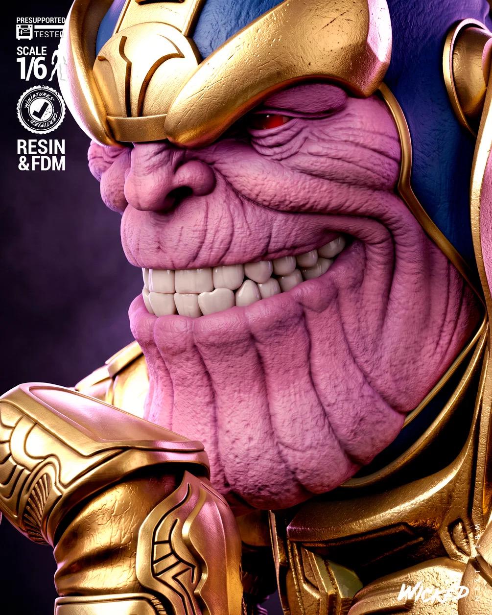 Eternal Conquest - Cosmic Tyranical Villain Thanos Resin Figure 16K
