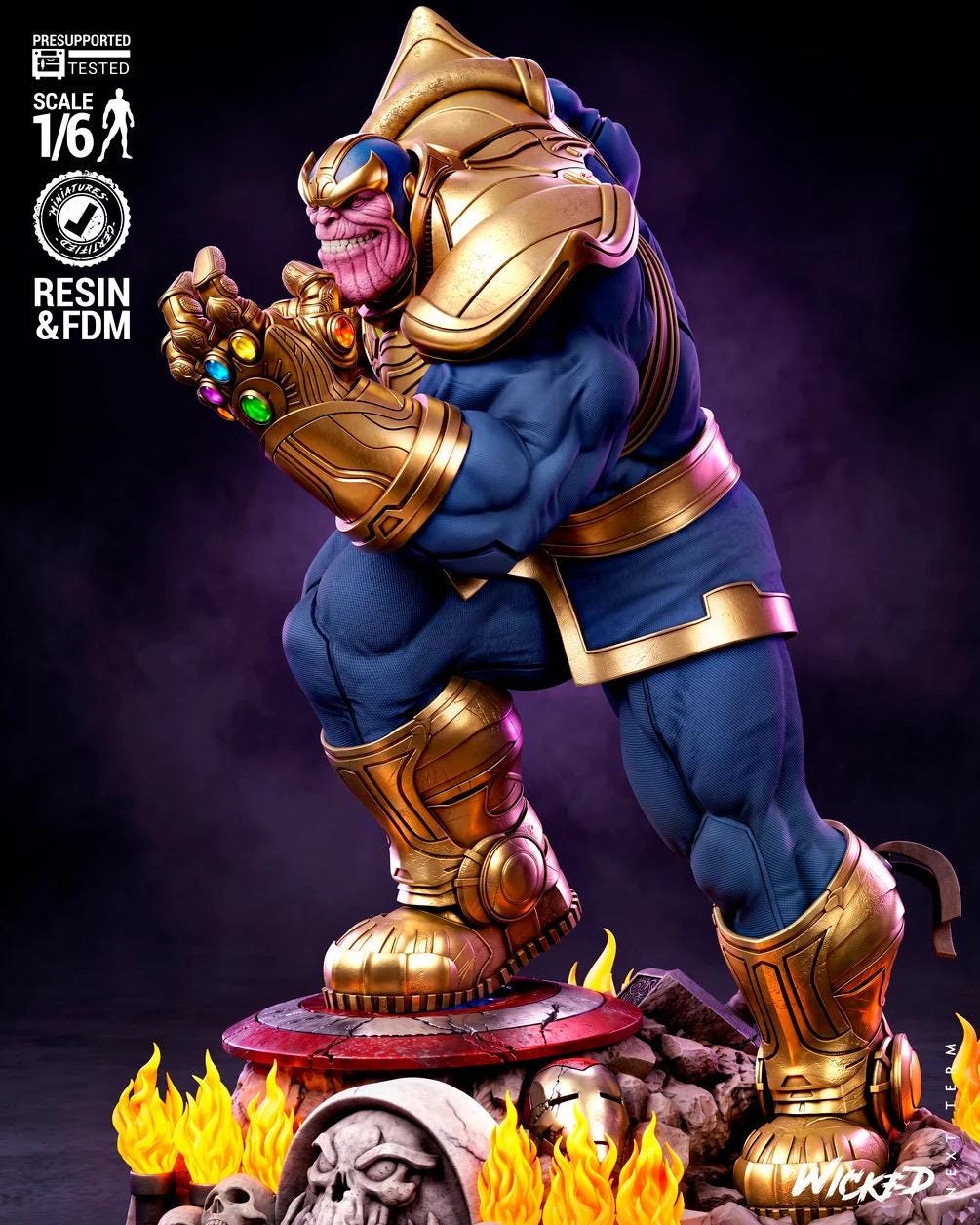 Eternal Conquest - Cosmic Tyranical Villain Thanos Resin Figure 16K