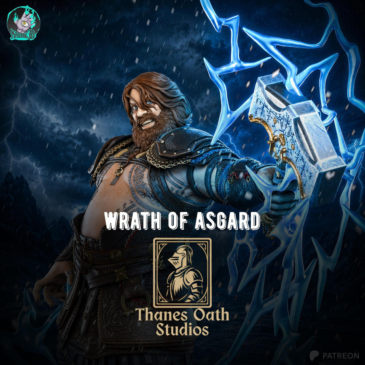 Wrath Of Asgard - Norse God Thunderous Destroyer Thor Resin Figure 16K