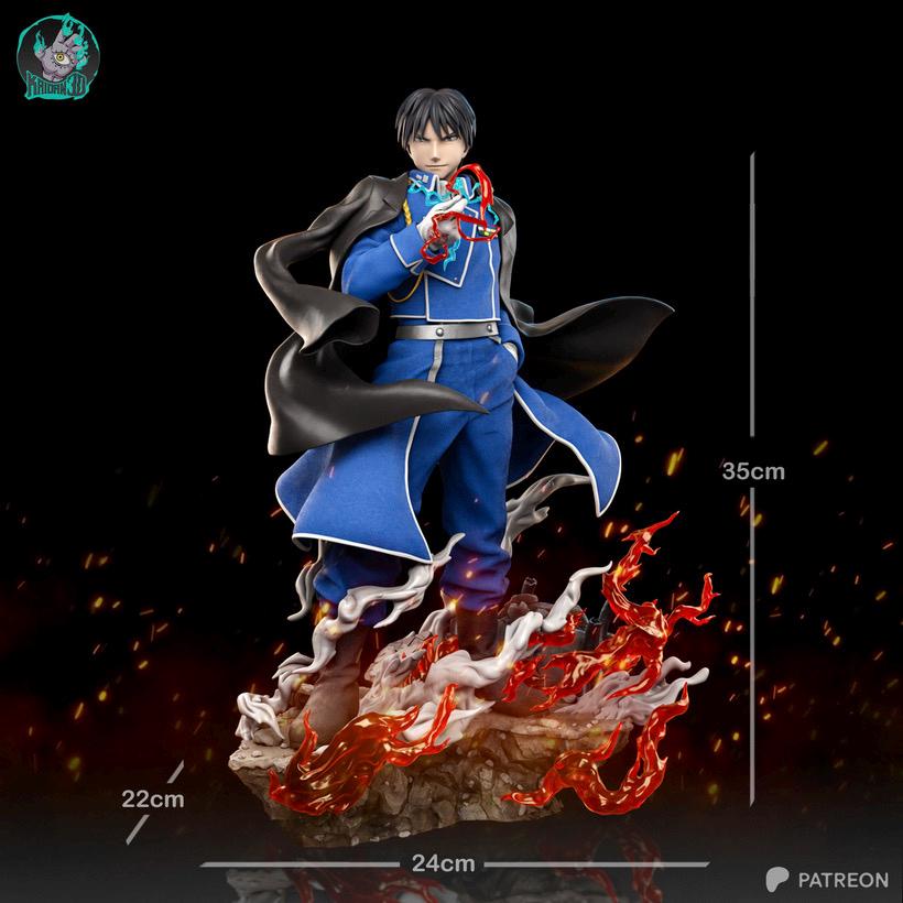 Ember Command - Military Commander Flame Wielder Roy Mustang Resin Figure 16K