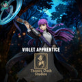 Violet Apprentice - Elegant Sorcerer Magical Fern Resin Figure 16K