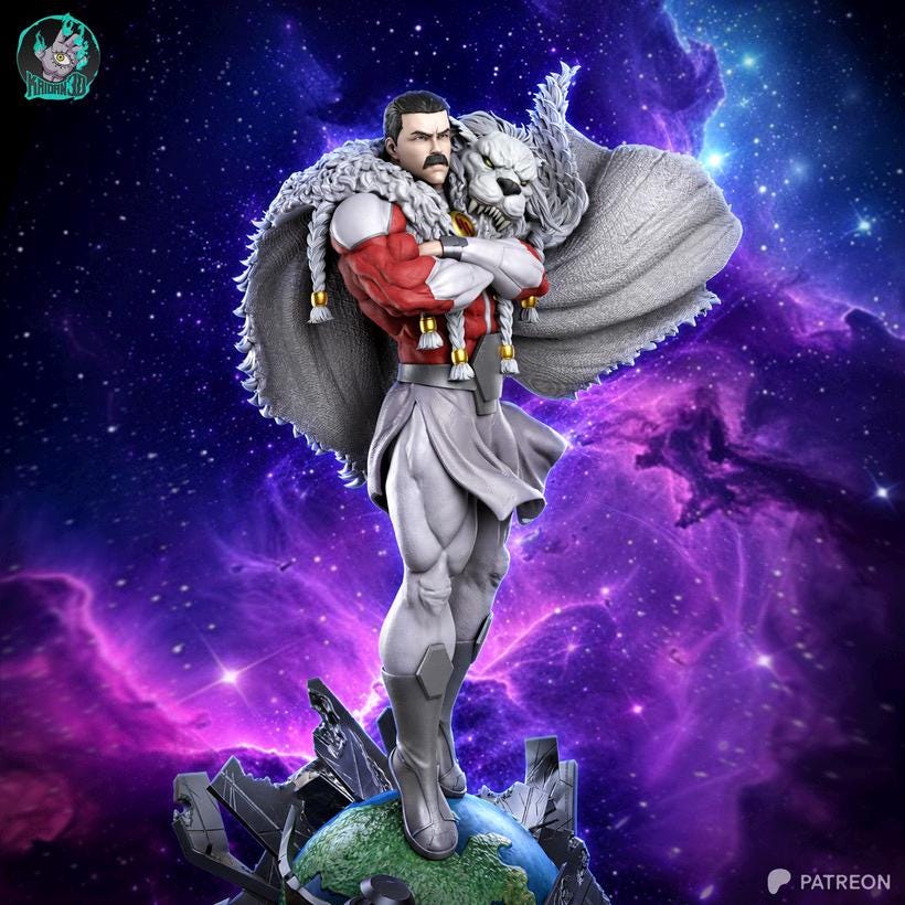 Imperial Fury - Colossal Powerful Tyrant Thragg Resin Figure 16K