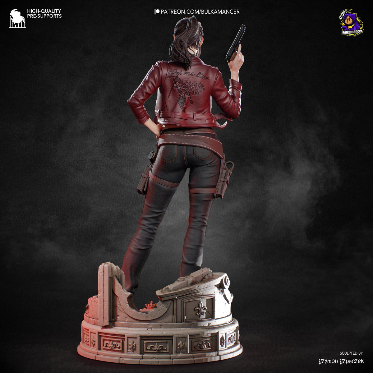Last Responder - Resilient Horror Survivor Claire Redfield Resin Figure 16K
