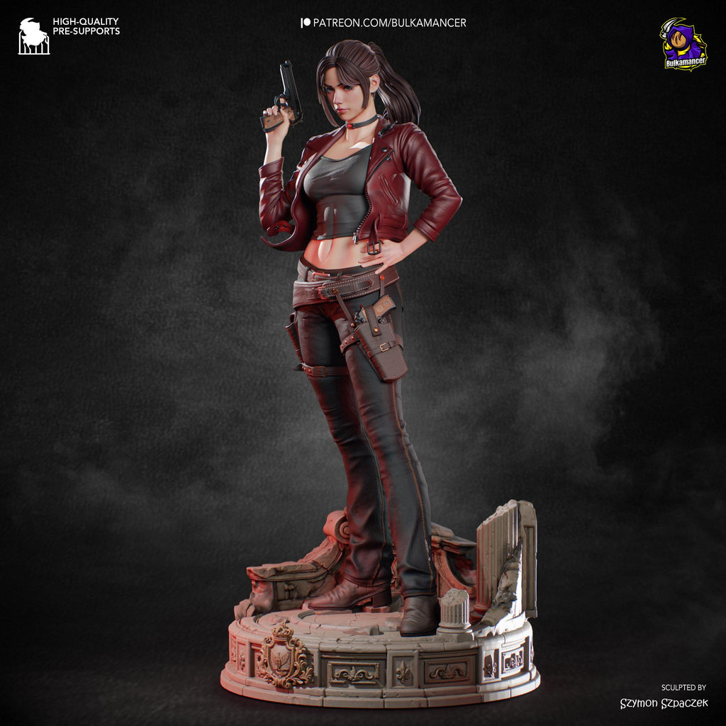 Last Responder - Resilient Horror Survivor Claire Redfield Resin Figure 16K