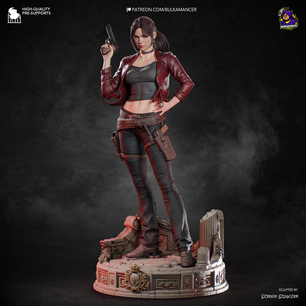 Last Responder - Resilient Horror Survivor Claire Redfield Resin Figure 16K