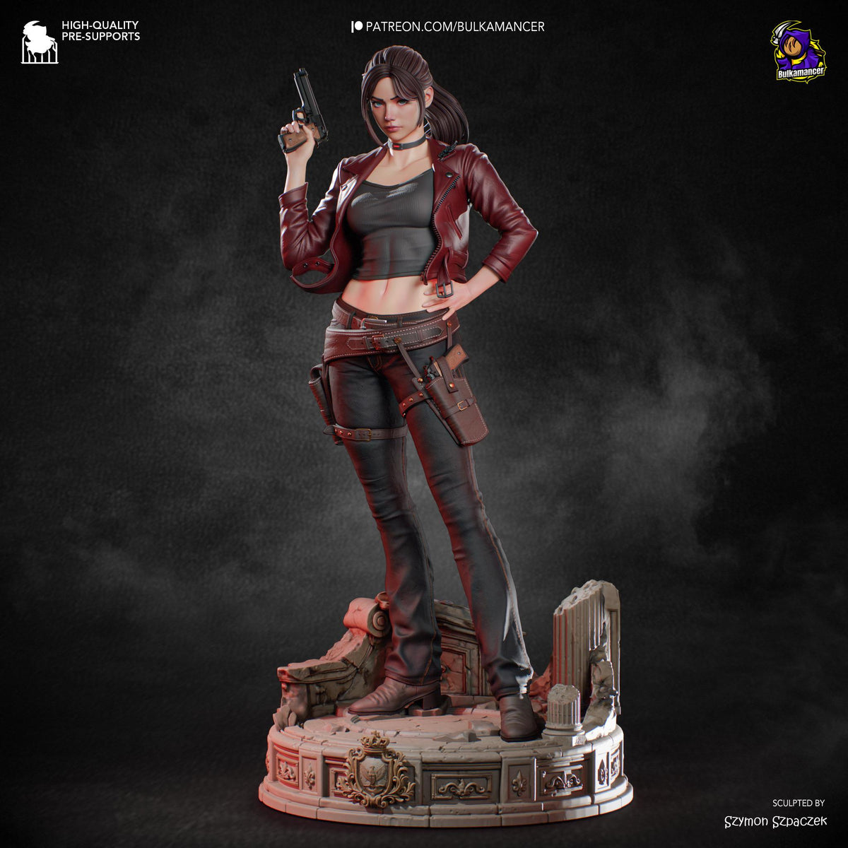 Last Responder - Resilient Horror Survivor Claire Redfield Resin Figure 16K