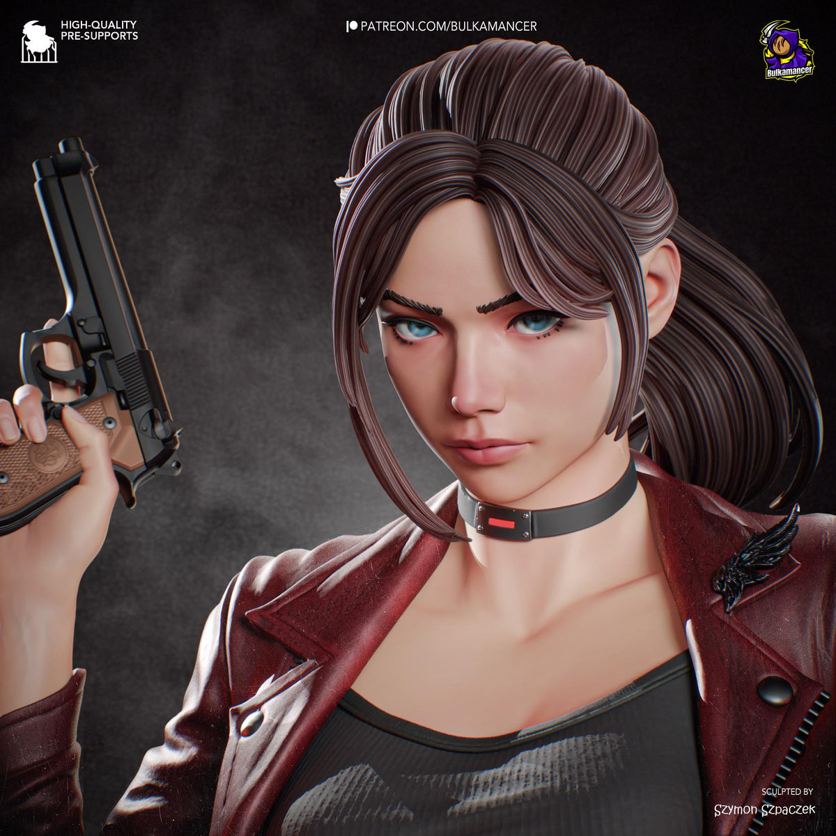 Last Responder - Resilient Horror Survivor Claire Redfield Resin Figure 16K