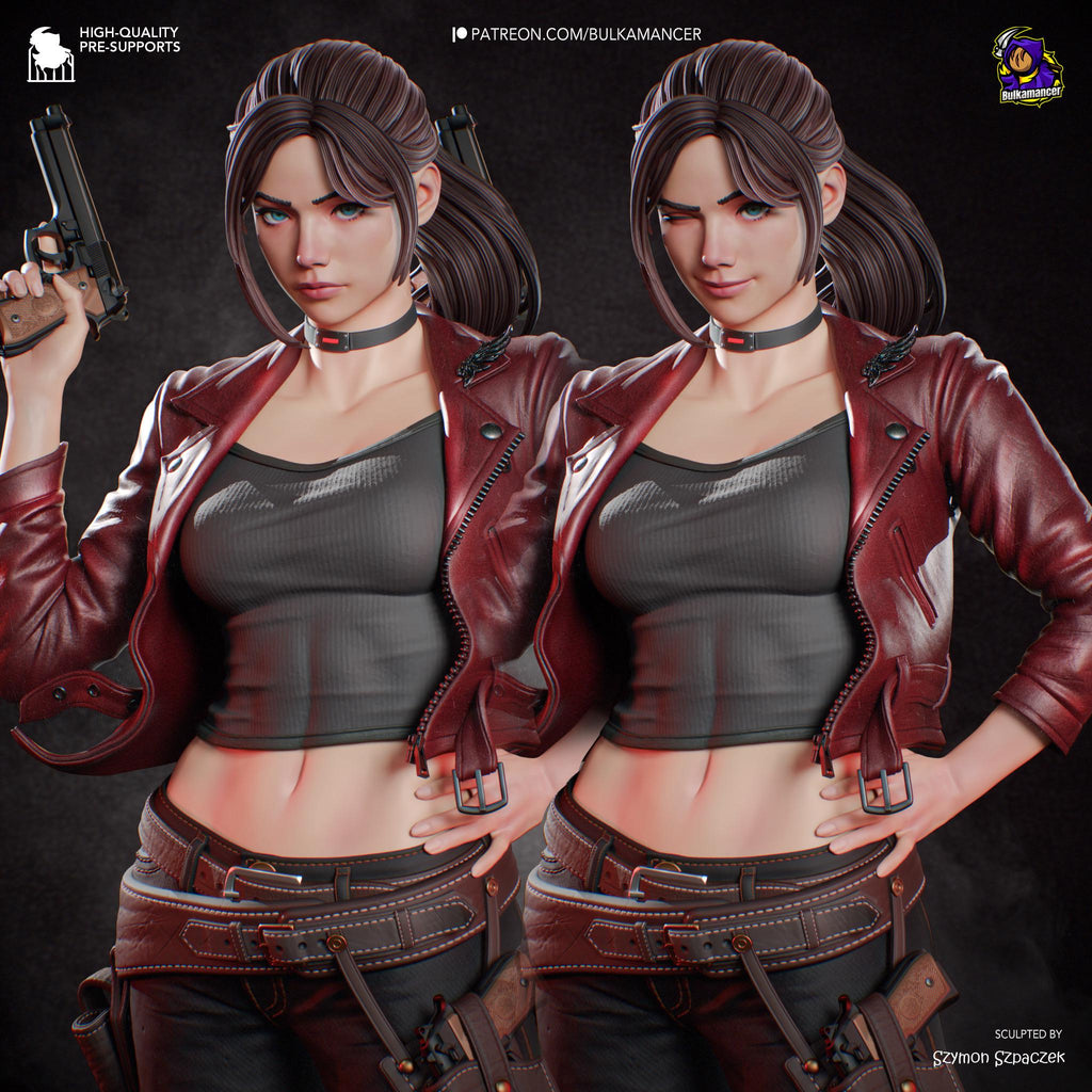 Last Responder - Resilient Horror Survivor Claire Redfield Resin Figure 16K