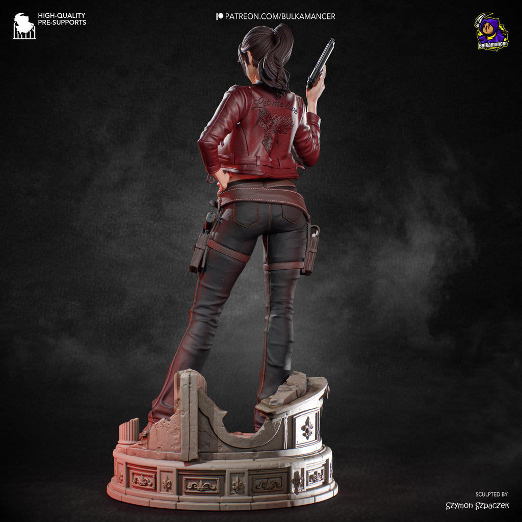 Last Responder - Resilient Horror Survivor Claire Redfield Resin Figure 16K