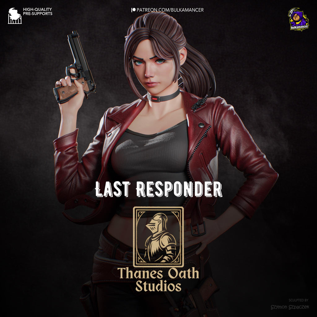 Last Responder - Resilient Horror Survivor Claire Redfield Resin Figure 16K