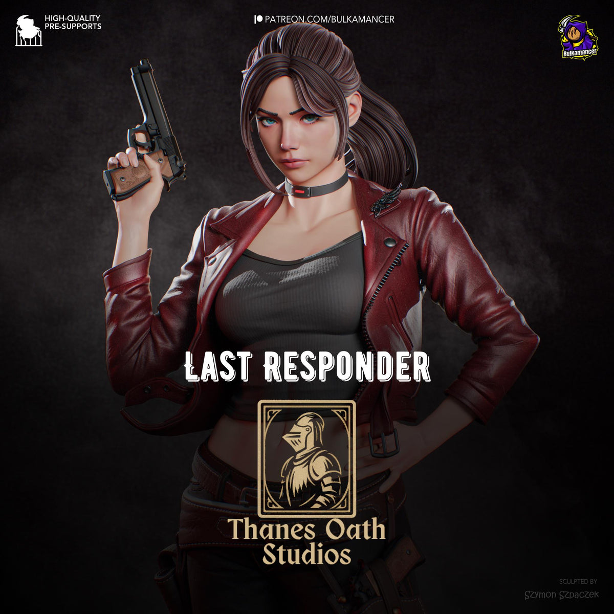 Last Responder - Resilient Horror Survivor Claire Redfield Resin Figure 16K