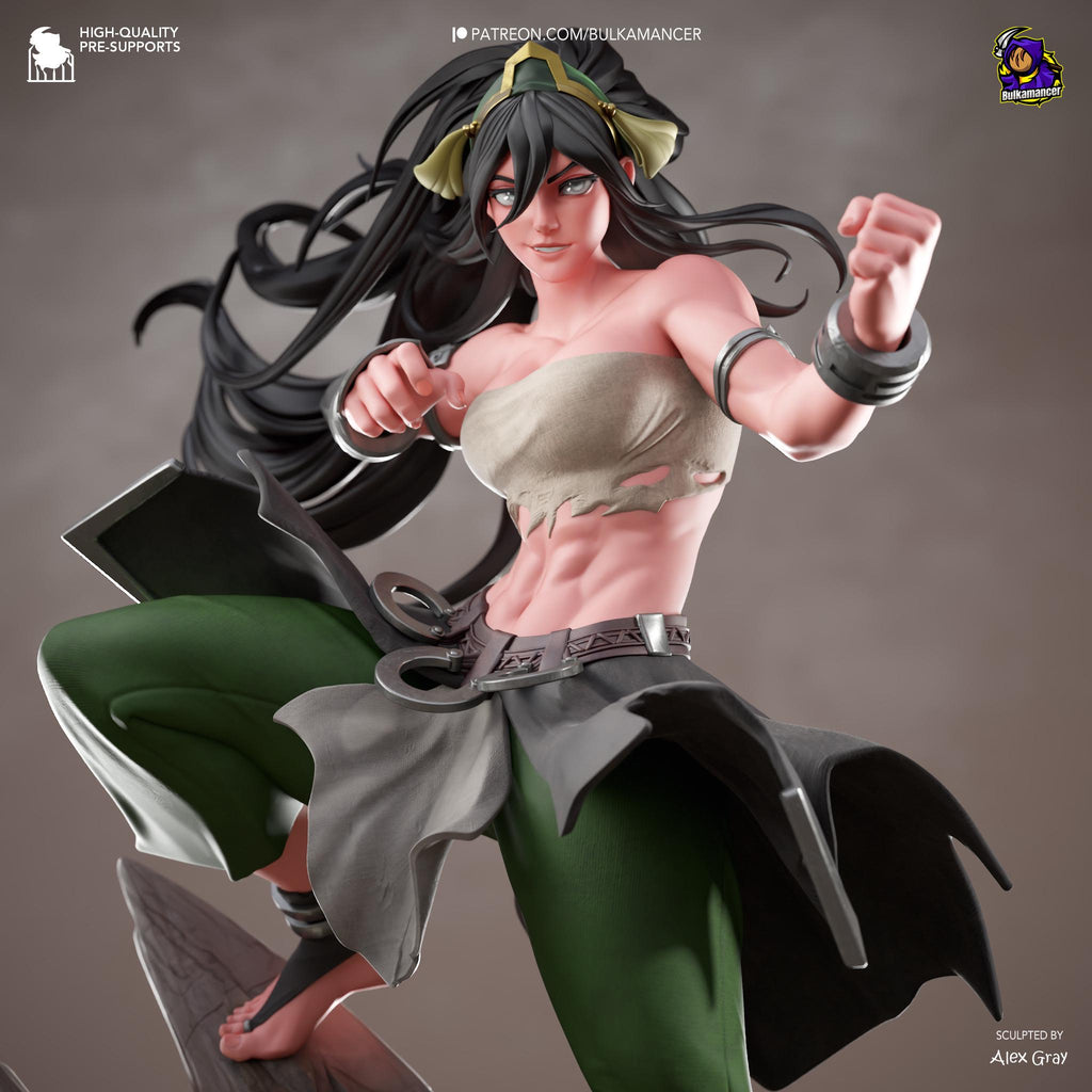 Earthshaker - Powerful Martial Earthbender Toph Resin Figure 16K