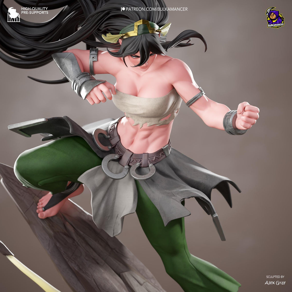 Earthshaker - Powerful Martial Earthbender Toph Resin Figure 16K
