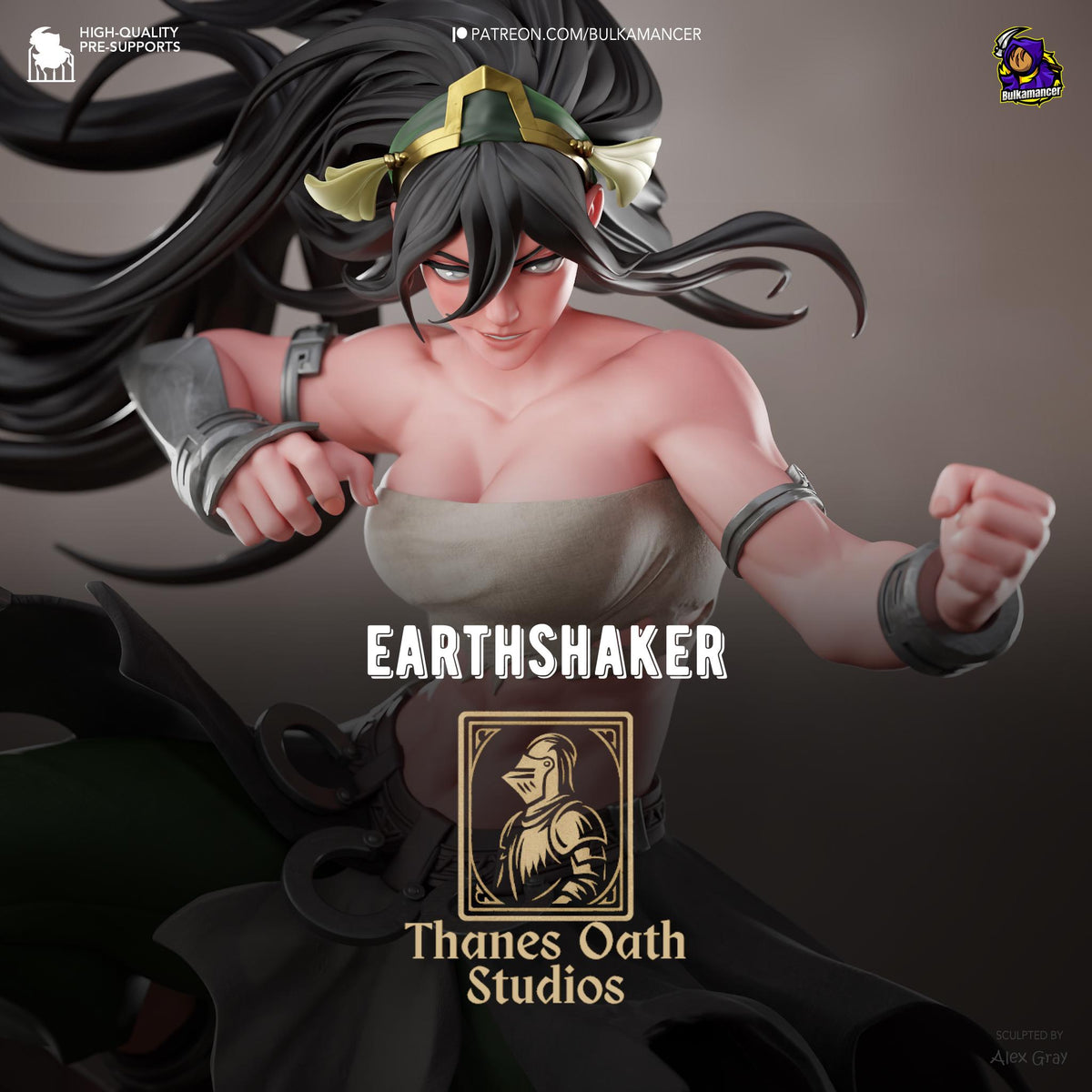 Earthshaker - Powerful Martial Earthbender Toph Resin Figure 16K