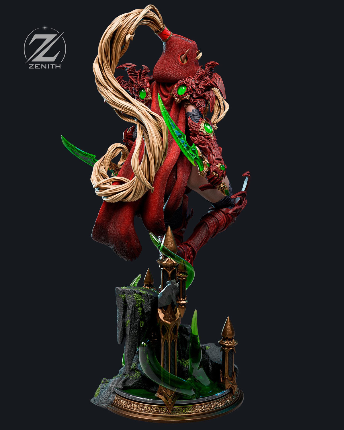 Sanguine Edge - Dark Deadly Rogue Valeera Sanguinar Resin Figure 16K
