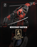 Mercenary Mayhem - Comedic Chaotic Masked Mercenary Deadpool Resin Figure 16K