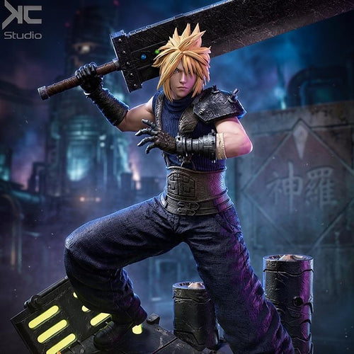 Broken Legacy - Swordsman Battle Worn Heroic Cloud Strife Resin Figure 16K