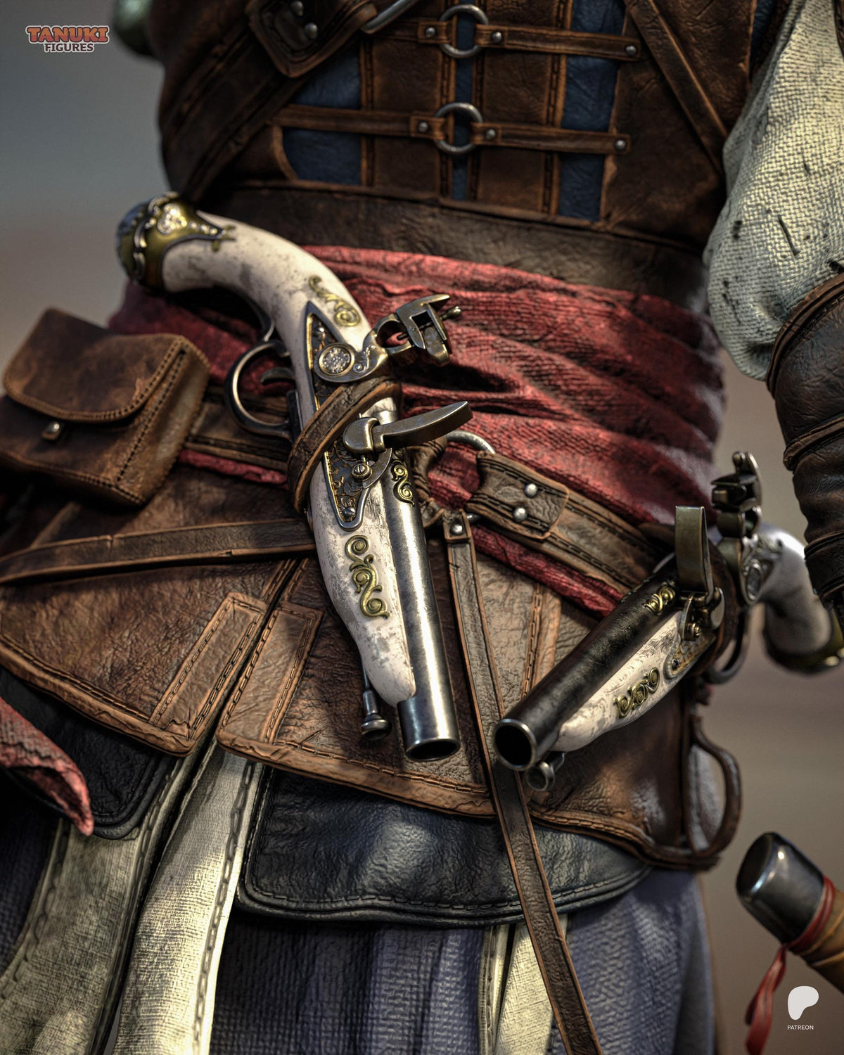 Seas Of Fortune - Hooded Pirate Assassin Edward Kenway Resin Figure 16K