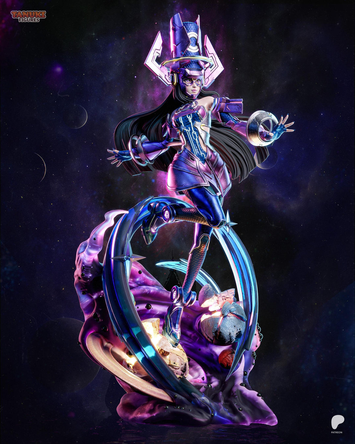 Daughter Of Infinity - Cosmic Celestial Comic Galacta Resin Figure 16K