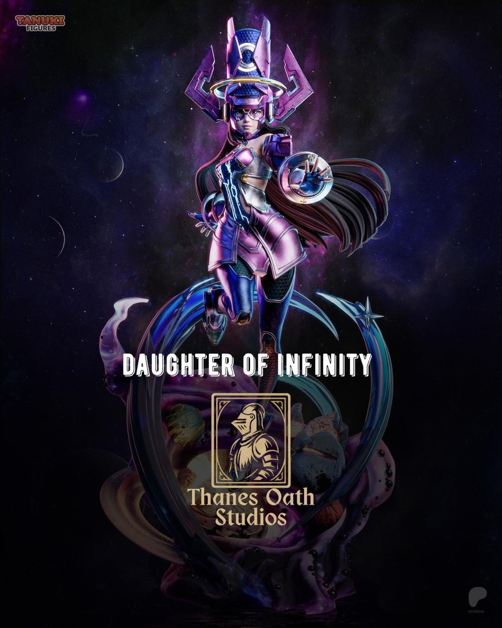Daughter Of Infinity - Cosmic Celestial Comic Galacta Resin Figure 16K