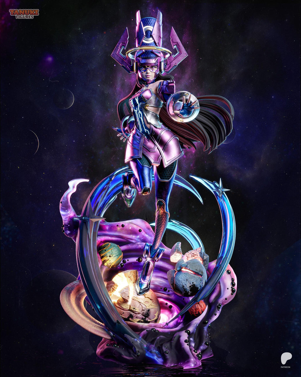 Daughter Of Infinity - Cosmic Celestial Comic Galacta Resin Figure 16K