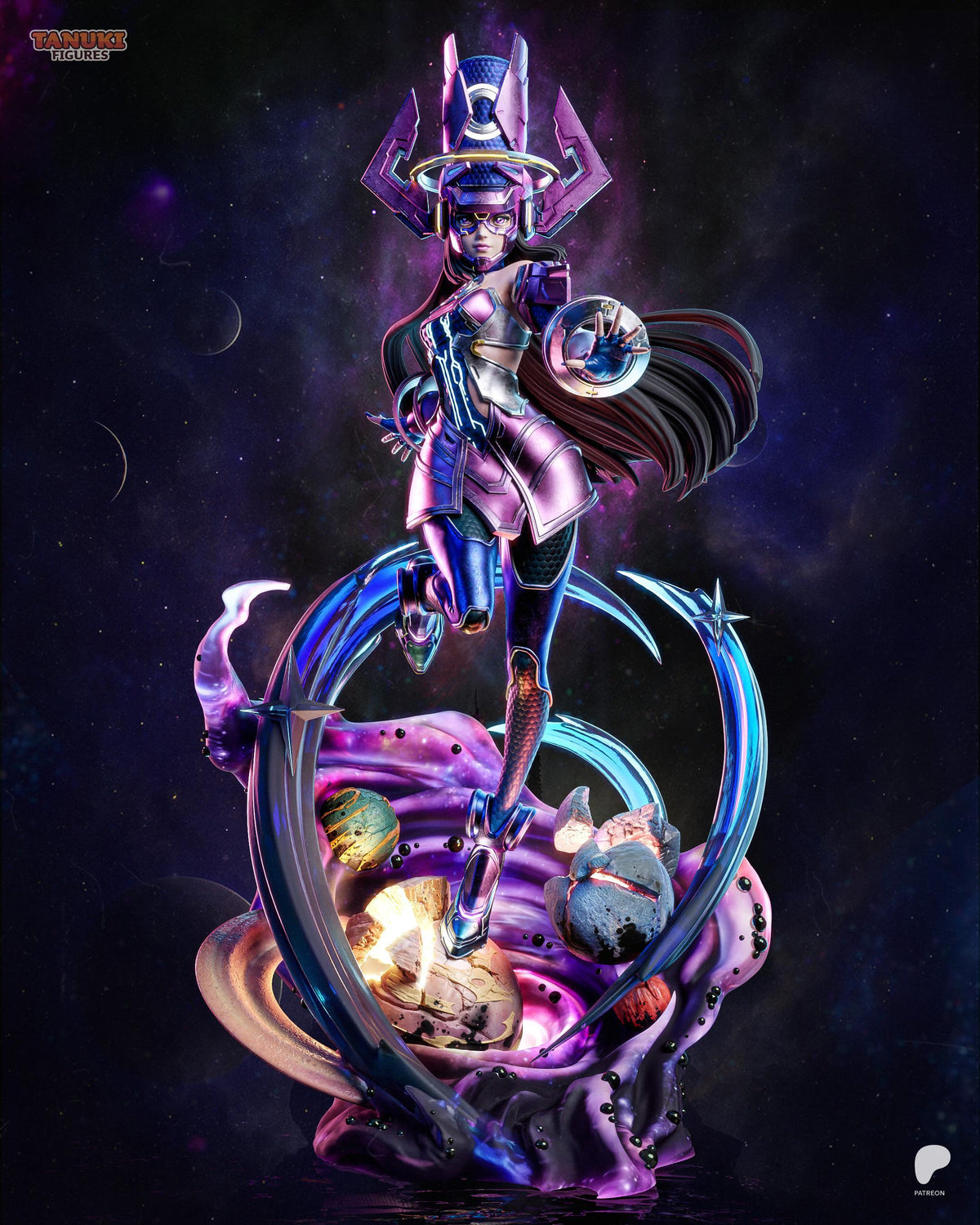 Daughter Of Infinity - Cosmic Celestial Comic Galacta Resin Figure 16K