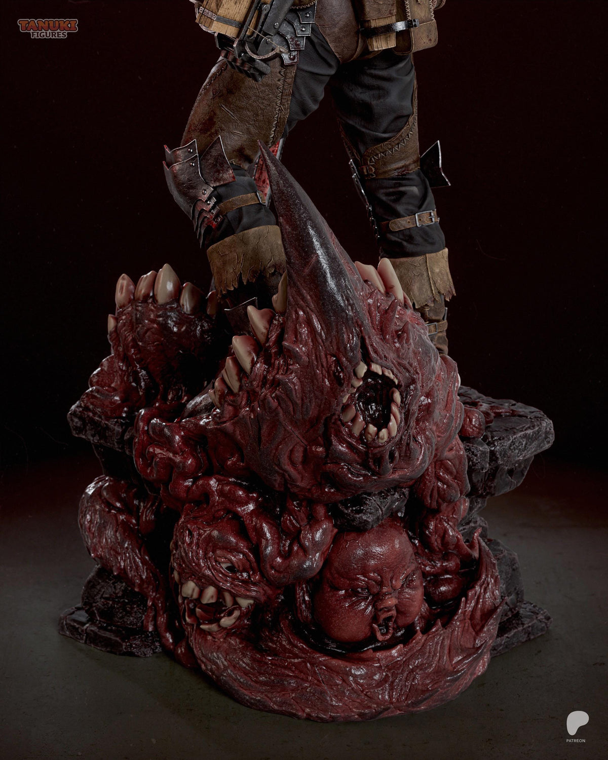 Mark Of Vengeance - Battle-Worn Dark Fantasy Swordsman Guts Resin Figure 16K