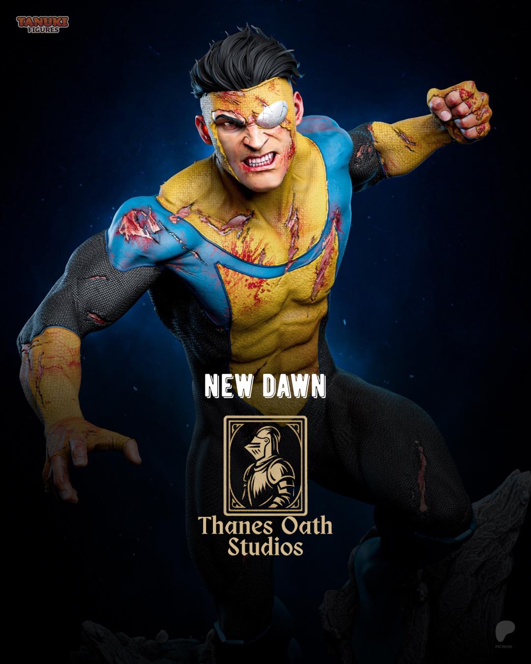 New Dawn - Young Rising Hero Mark Invincible Resin Figure 16K